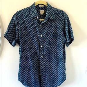 Men’s J. Crew Linen Short Sleeve Button down shirt